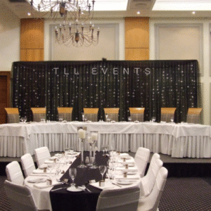 Black Silk LED Backdrop