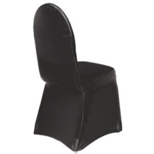 Black Spandex Chair Cover