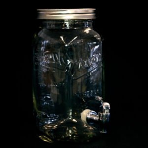 Glass Drink Dispenser - Mason Jar