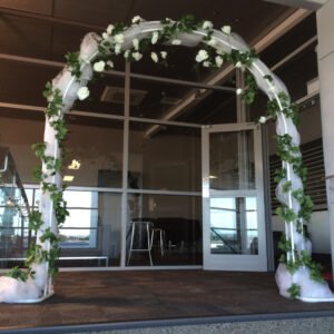 White Wedding Arch