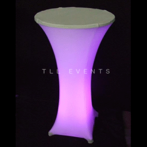 Bar leaner, cover & light