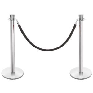 Silver Stanchion (rope is additional at $5.00 each)